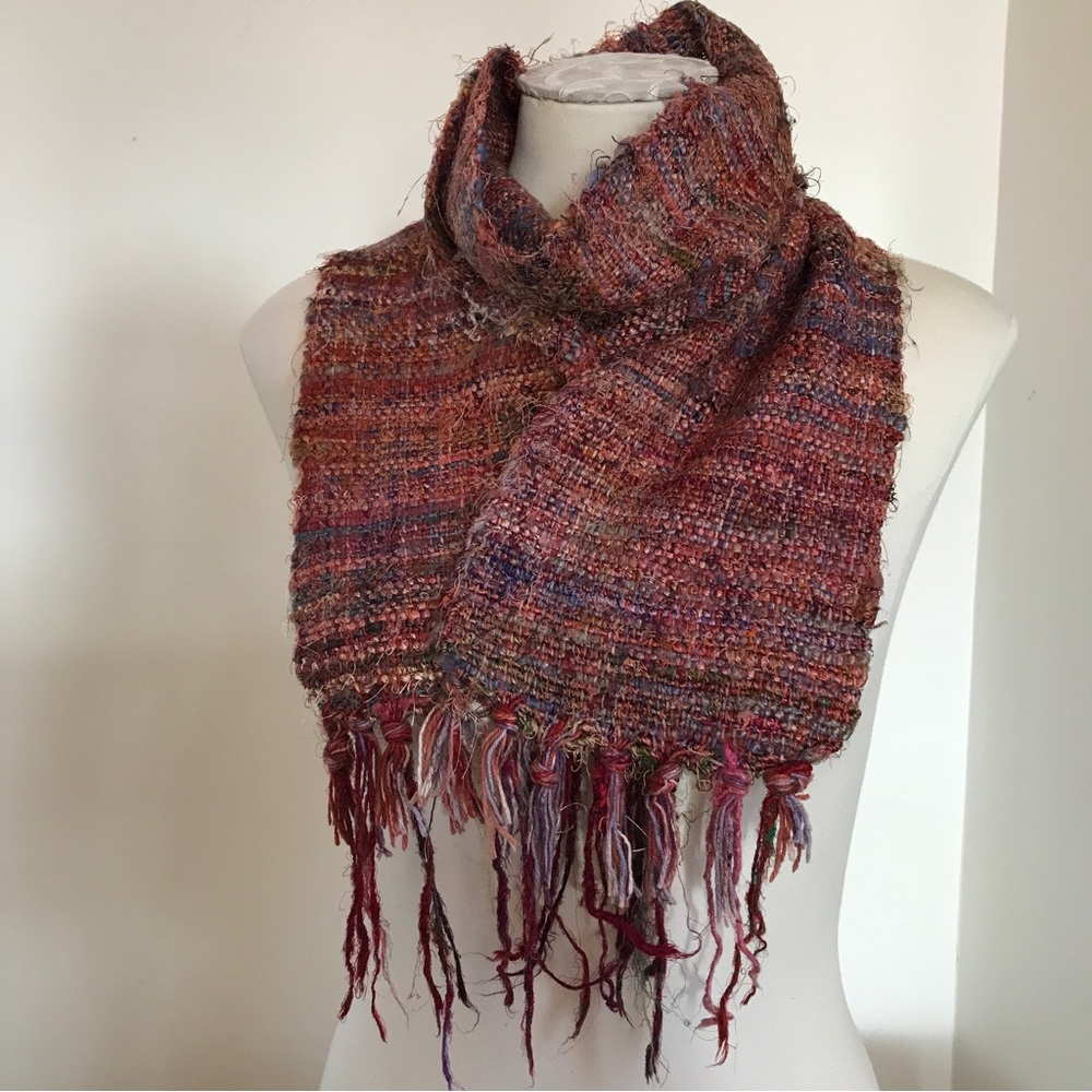 Beautiful woven silk scarf
